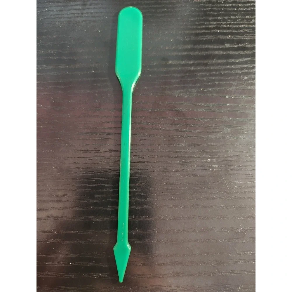 Vintage Victor Lim's Orient of Detroit Swizzle Stir Stick Green 6 In Barware